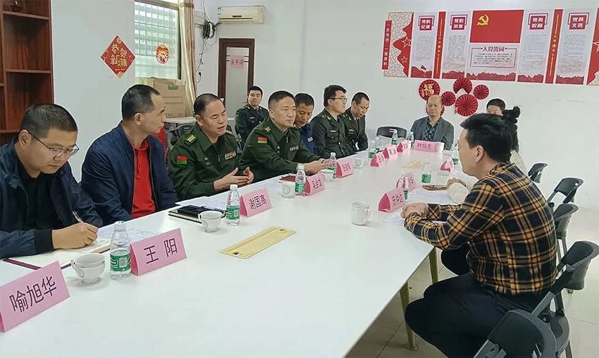 佛山军分区政委、禅城区委常委领导一行莅临久久麻豆免费视频调研指导工作